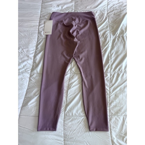 New Lululemon Size 10 Wunder Under SmoothCover High-Rise Tight 25" Lavender Lux - Picture 9 of 11